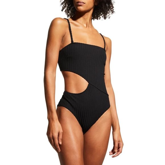 SOLID & STRIPED Other - Solid & Striped NWT The Cameron One Piece Cutout Swimsuit Black size XS
